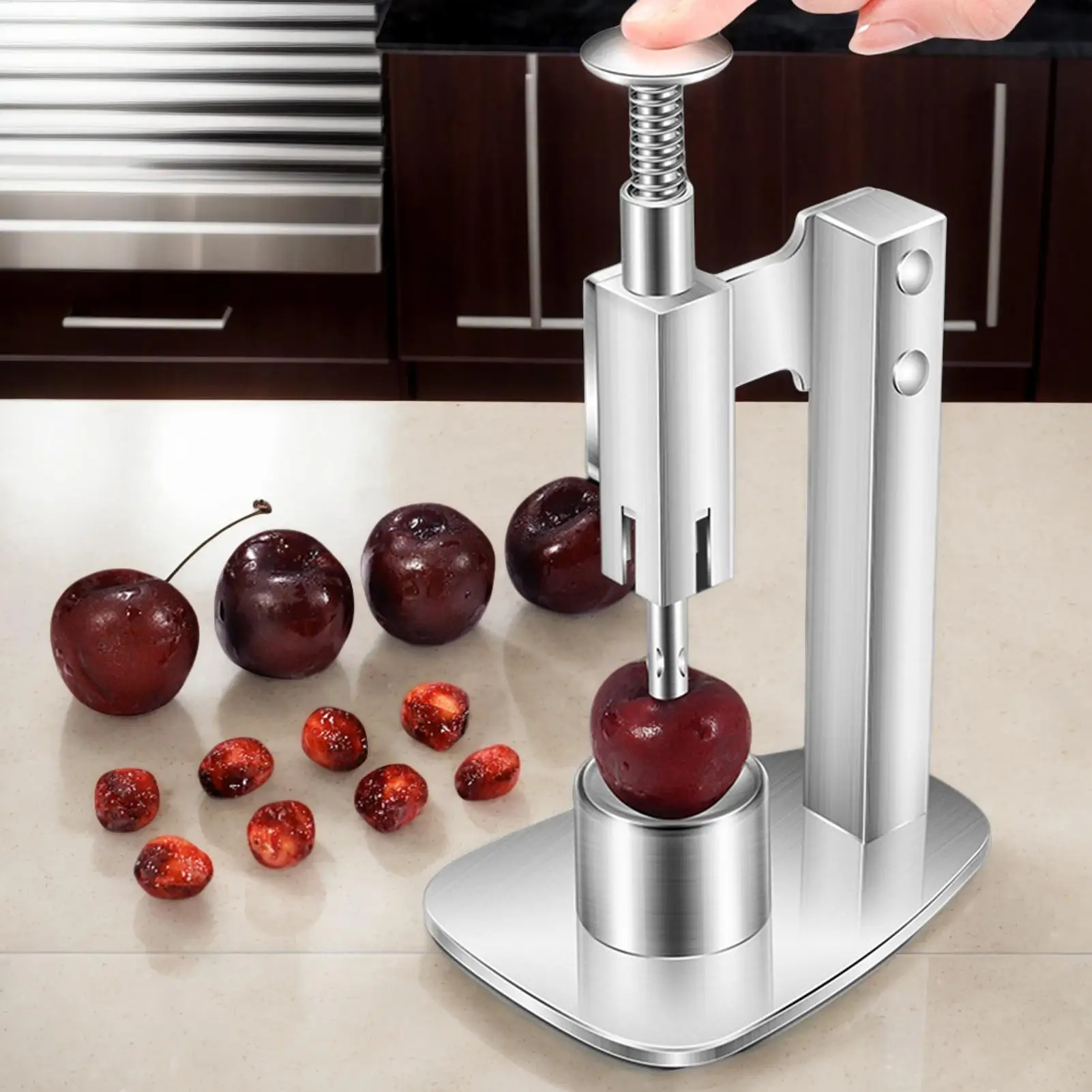 Stainless Steel Red Dates Corer Manual Jujube Pitter Multi purpose press type cherry corer for household Oil orange seeder