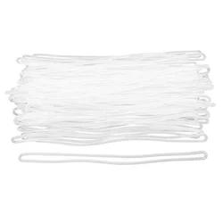 Boucles de sac en plastique pour étiquettes de voyage, porte-sangle d'identification de bagage transparent, lanière de tons de terre