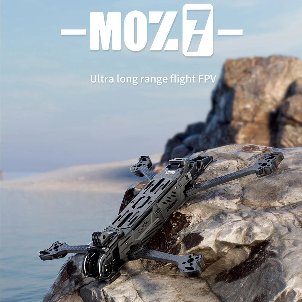 Accesorios para drones GEPRC MOZ7 FPV, piezas de marco de GEP-MOZ7 adecuadas, cubierta de montaje de cámara de placa inferior/superior, soporte XT60