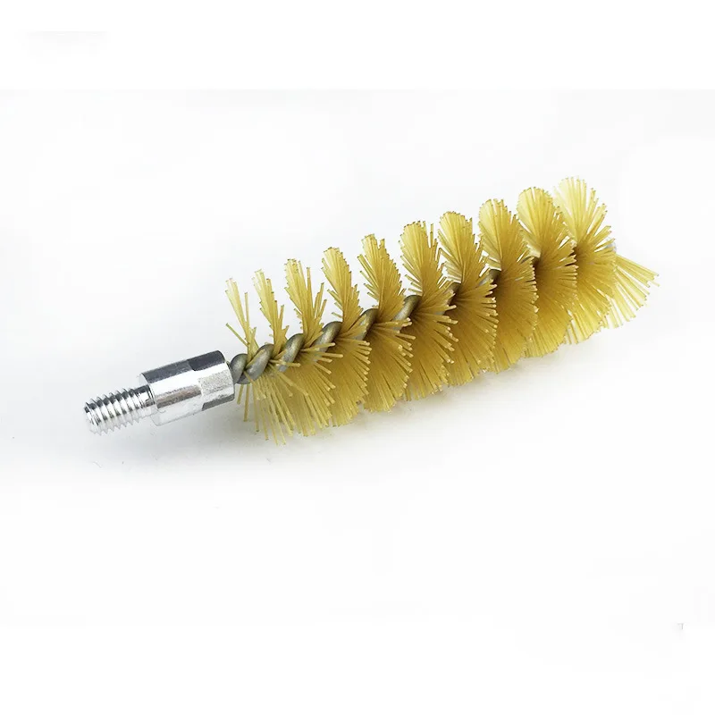 6pcs/set Rod Cleaning Brush Kit Brush Head For 12 GA Gauge Gun Hunting Shotgun Rifle Pistol Tube Barrel Cleaning Kit Tool