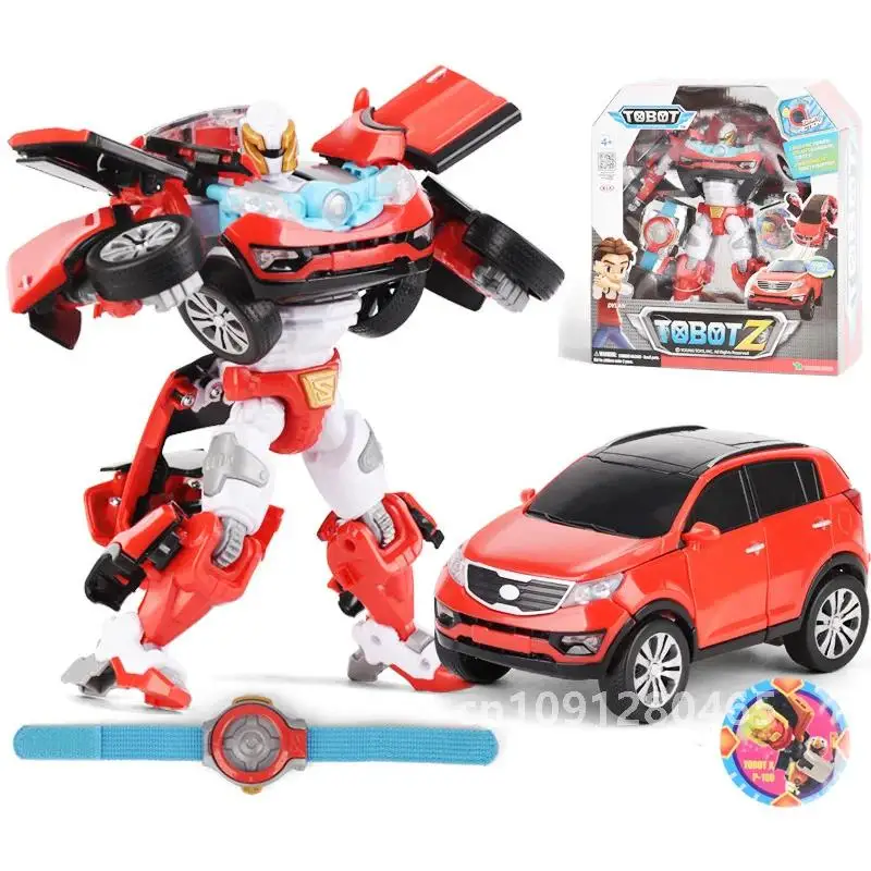 Big!!! ABS Tobot Transformation Robot Toys Korea Cartoon Brothers Anime Tobot Deformation Car Airplane Toys for Child Gift