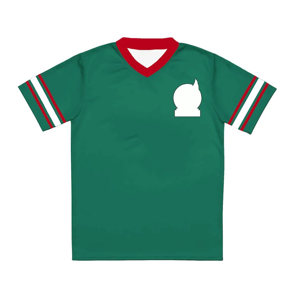 Men Women Clothing Mexico Football Tee Jersey 2026 Soccer World Game Design Print T-shirt Summer V-neck Short Sleeve Male Shirts