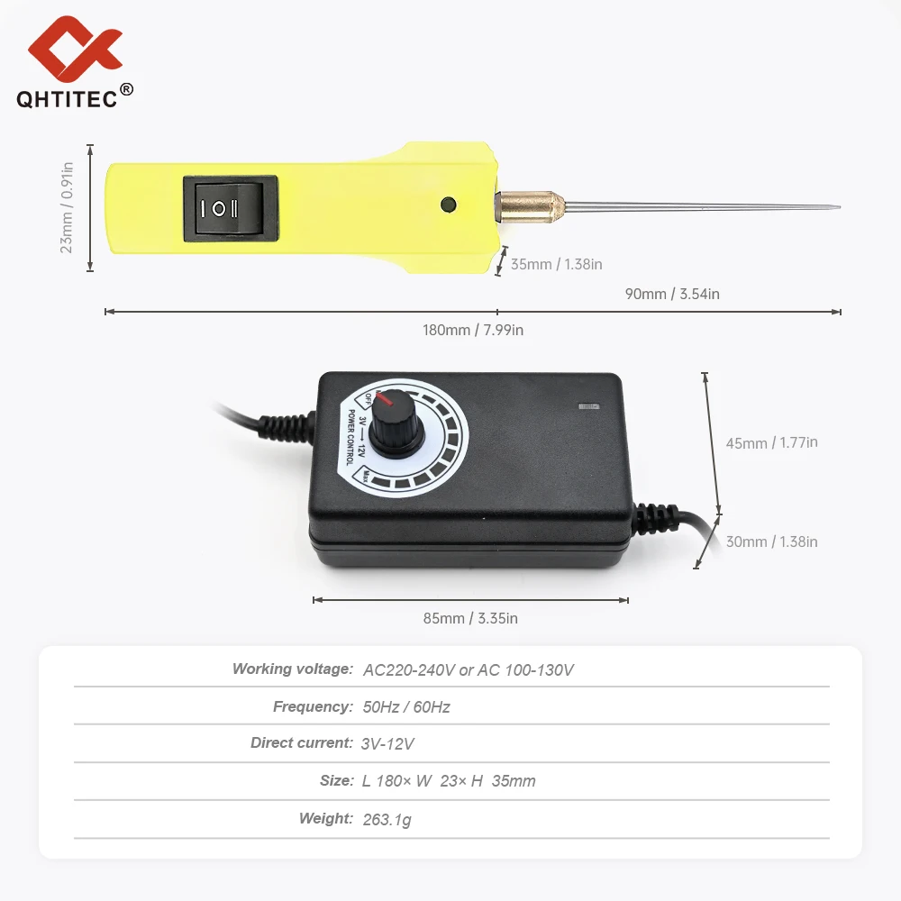 JCD Electric OCA Glue Remover Adjustable temperature LCD Glass Cutting Machine Mobile Phone Screen Panel Cleaning Tool 3V-12V