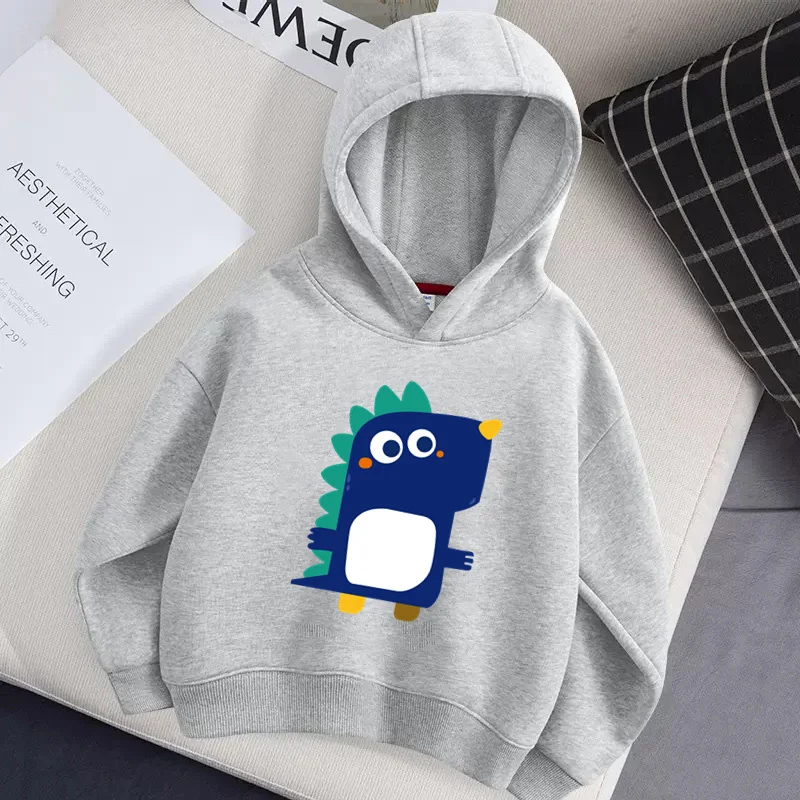 Aimi Lakana Kids Cute Dinosaur Sweater Baby Boys Casual Hoodie Long Sleeve Autumn Coat
