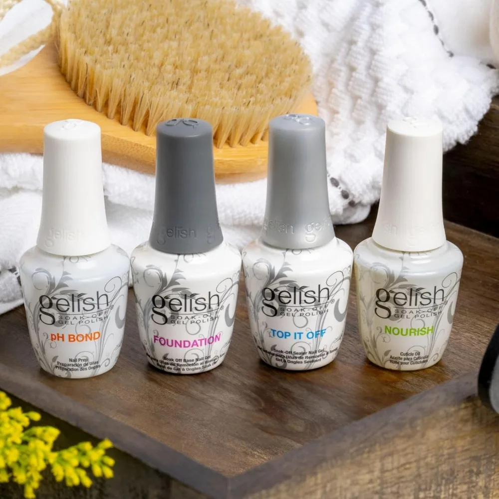 Kit completo de unhas para manicure de longa duração, sem brilho e durável de qualidade de salão em casa