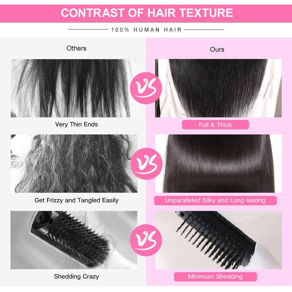 pizzo onda d'acqua densità 180% 13x6 per donne nere facile da indossare