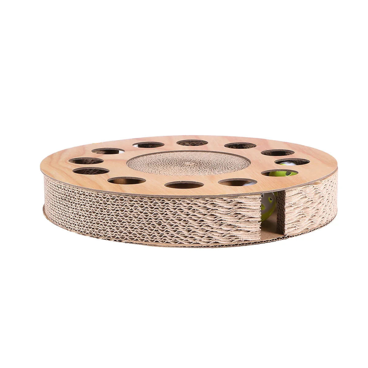 

Cat Scratching Plate Ball Disc Durable Eco Friendly Corrugated Paper Toys Claw Grinding Pet Furniture Tools Indoor