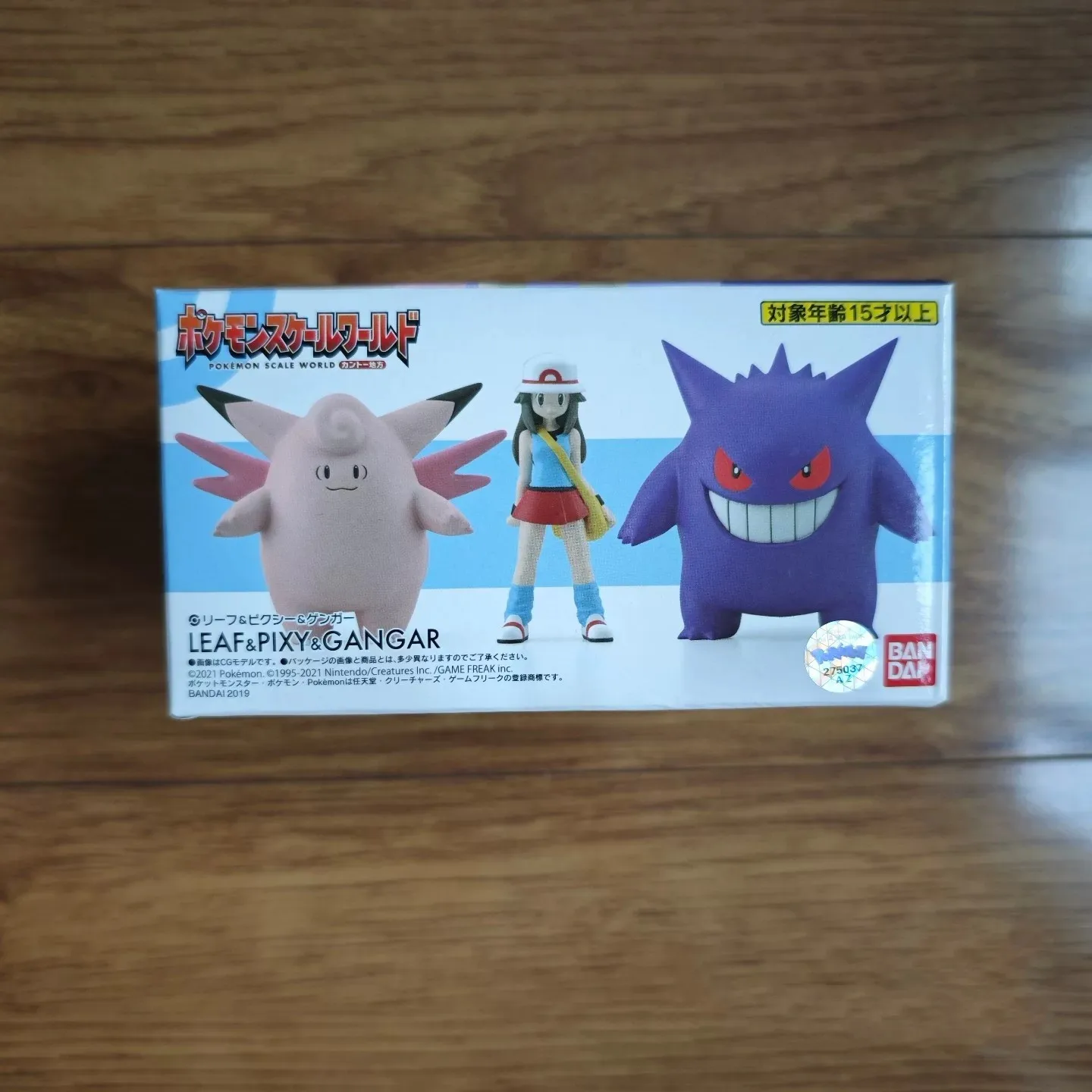figurines-d'action-en-pvc-pokemon-modele-de-jouet-region-kanto-leaf-gengar-clefable-echelle-pokemon-monde-pokemon-bandai-original
