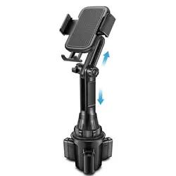 Update Version Long Car Water Cup Stand Holder Cellphone Mount Cradle Mobile Car Cup Phone Holder Adjustable Gooseneck Support