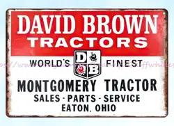 Macchine agricole David Brown Tractors metal tin sign home kitchen wall art