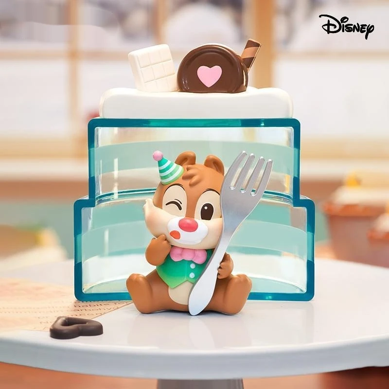 Disney Chip Dale Dessert Adventure Series Blind Box Figuren Niedliche Eistüte in Kuchenform Sammlerpuppen Mädchen Weihnachtsgeschenk