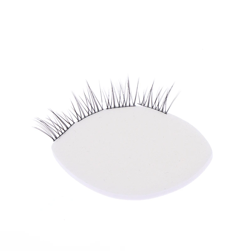 Beginner Grafted Lash Map Powder Puff Wispy Lashes Pratice Chart Eye Shape Sponges Reusable Practice Powder Puff