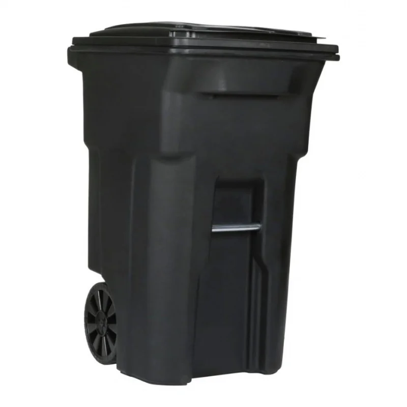 

64 Gallon Trash Can – Rugged Wheels, Ergonomic Handle, Lid & Tough, Impact-Resistant Design