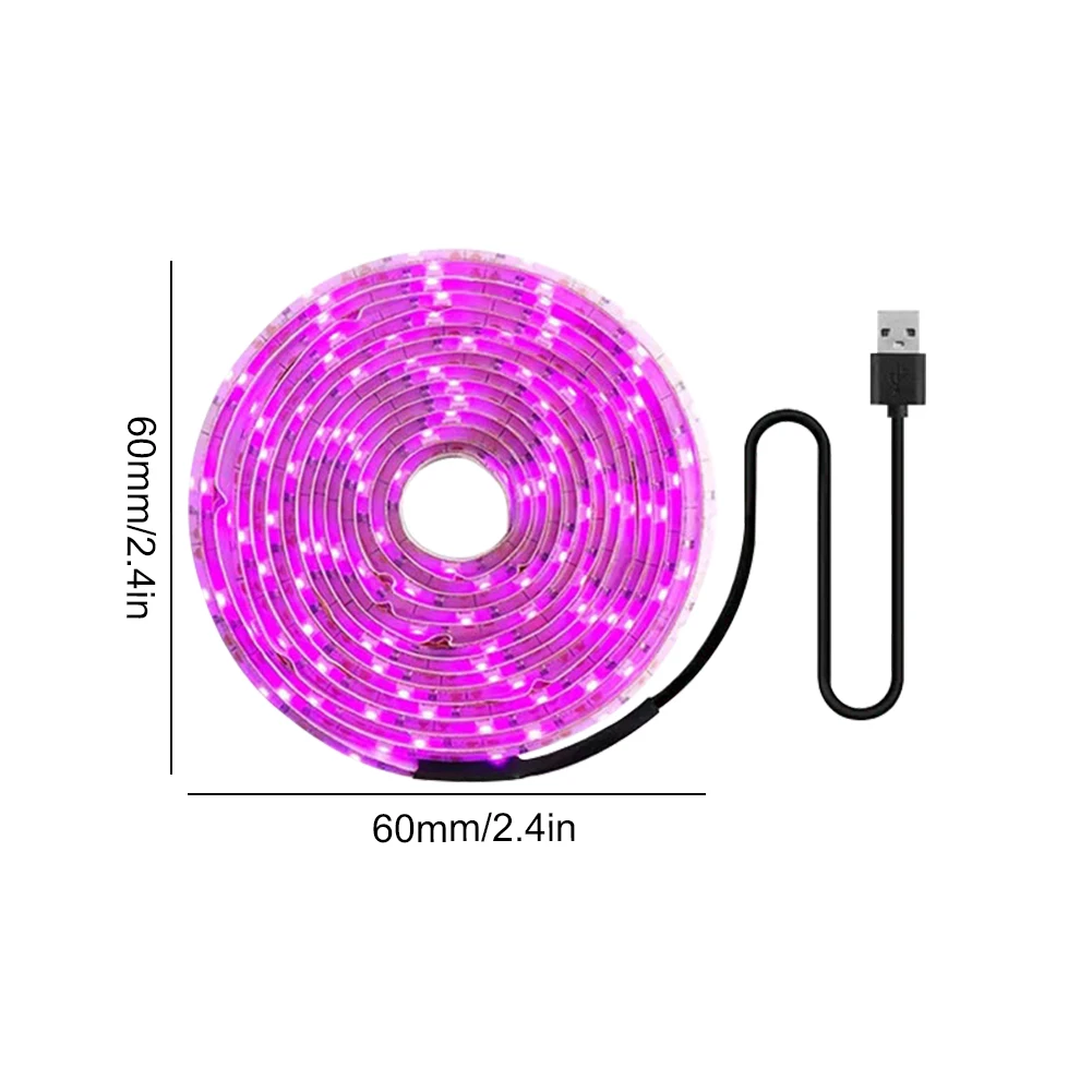 

Full Spectrum USB Grow Light Strip Waterproof Growing Lamp Full Spectrum Lamp for Plants Flowers Greenhouse Hydroponic