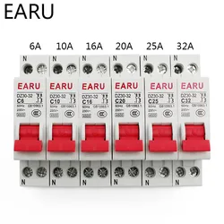 DZ30-32 DPN 1P+N Mini Circuit Breaker MCB 6A 10A 16A 20A 25A 32A Din Rail Mounting Cutout Miniature Household Air Switch OEM DIY