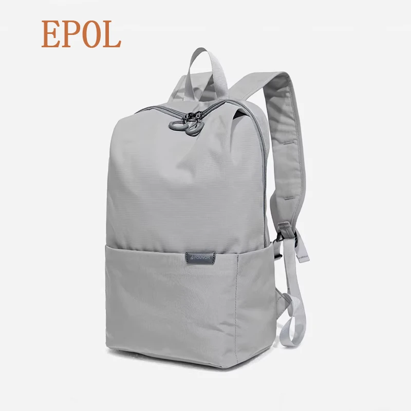 EPOL 2026 Minimalist Oxford Cloth Backpack Large Capacity Unisex Lightweight Casual Laptop Bag for Travel Teenagers Bags 3063-06