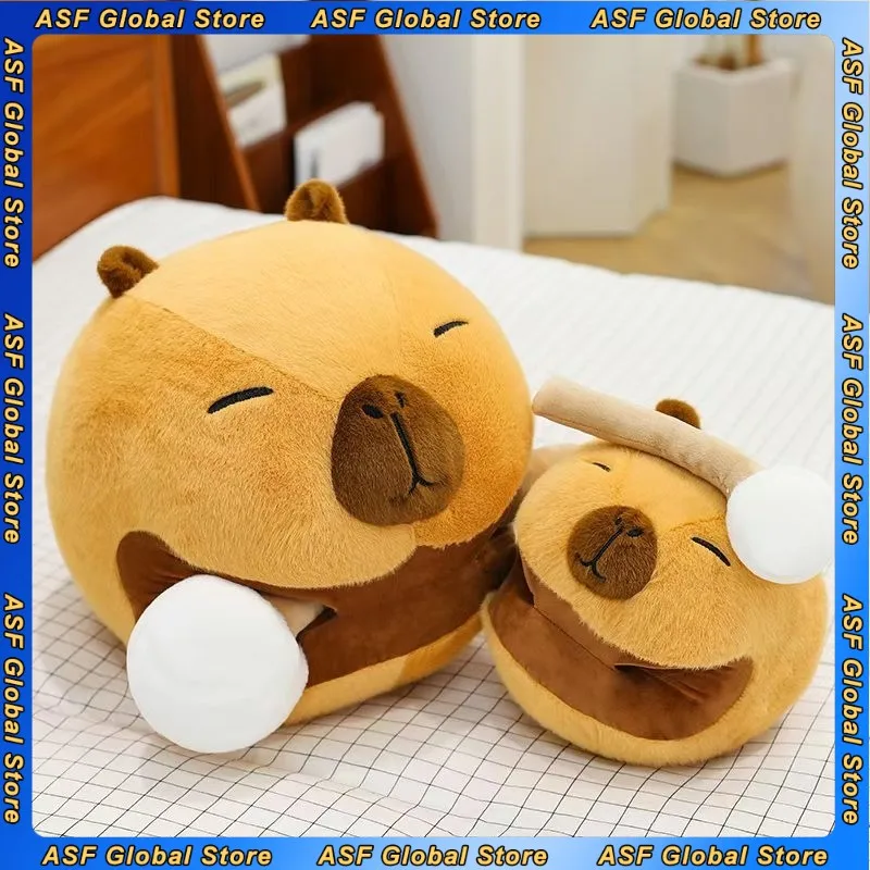 

15 см новая аниме-фигурка капибары по периметру Q версия милая и мягкая плюшевая модель украшения для рабочего стола подарки на день рождения игрушки