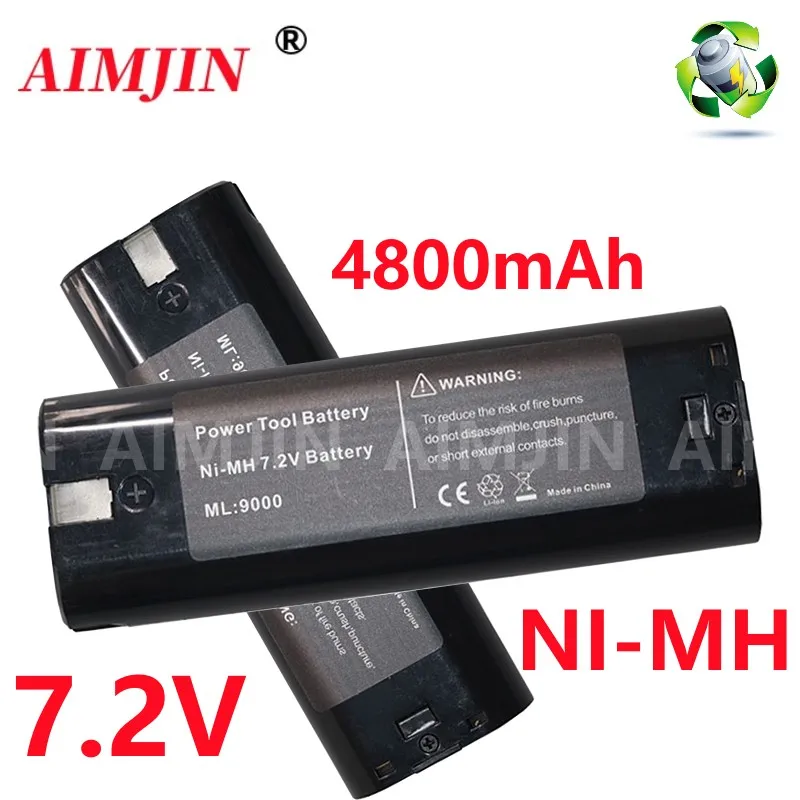 7.2V 4800mAh Powtree Power Battery For MAKITA 7033 7002 7000 632003-2 191679-9 192532-2 Cordless Drill Tool