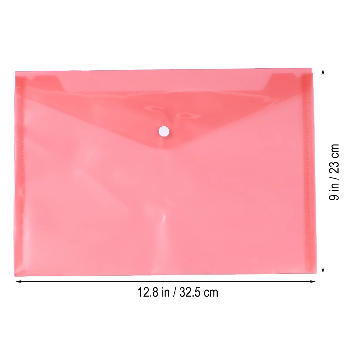 24Pcs 투명 두꺼운 플라스틱 파일 가방 지퍼 주최자 문서 홀더 사무실 학교 홈 여행 폴더 케이스