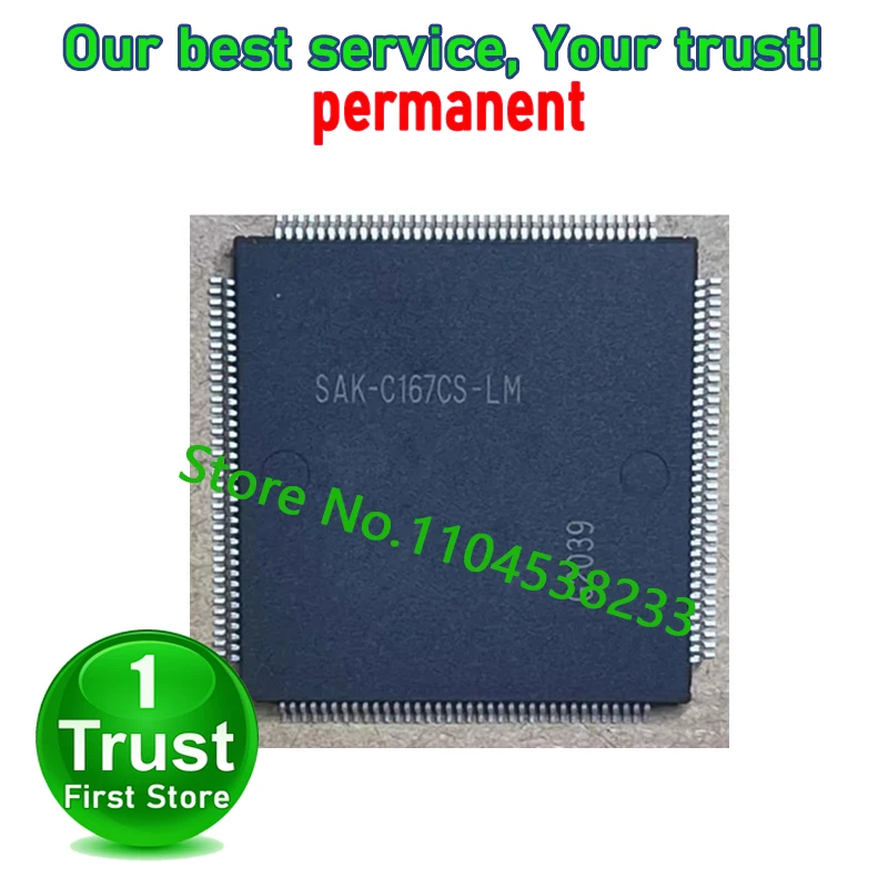 SAK-C167-LM SAK-C167CS-LM 1PCS SAK-C167CS-L40M QFP144  Trust First   in stock