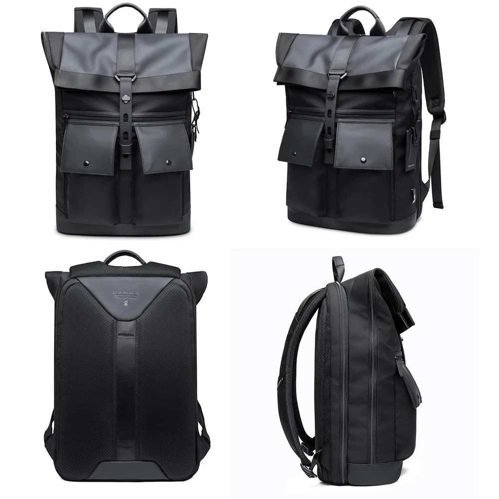 Sac à dos étanche pour ordinateur portable pour hommes, sacs à dos scolaires, chargement USB, sac de voyage d'affaires pour hommes, nouveau design masculin