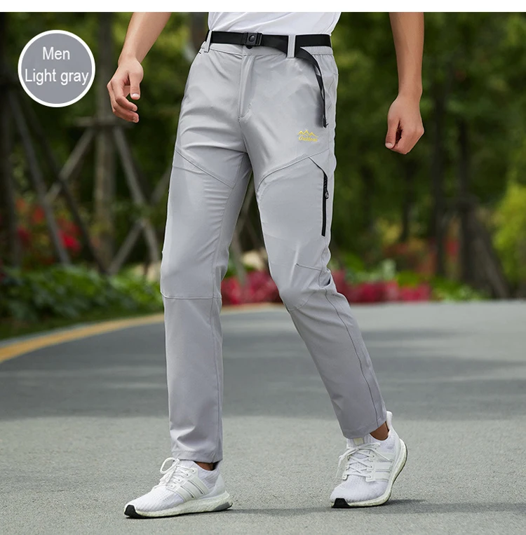 TRVLWEGO Herren-Wanderhose, Camping, Sommer, Trekking, schnell trocknend, leicht, wasserdicht, Angeln, Outdoor, Reisen, Kletterhose