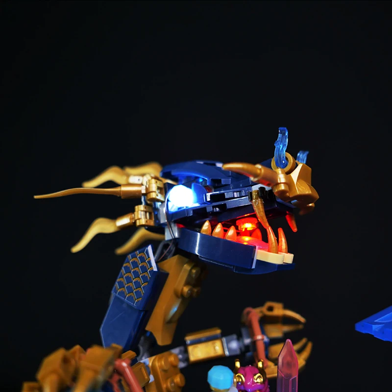 레고 80049 동쪽 궁전의 용 RC DIY LED 조명 키트(블록 모델 없이 LED 조명만 해당)