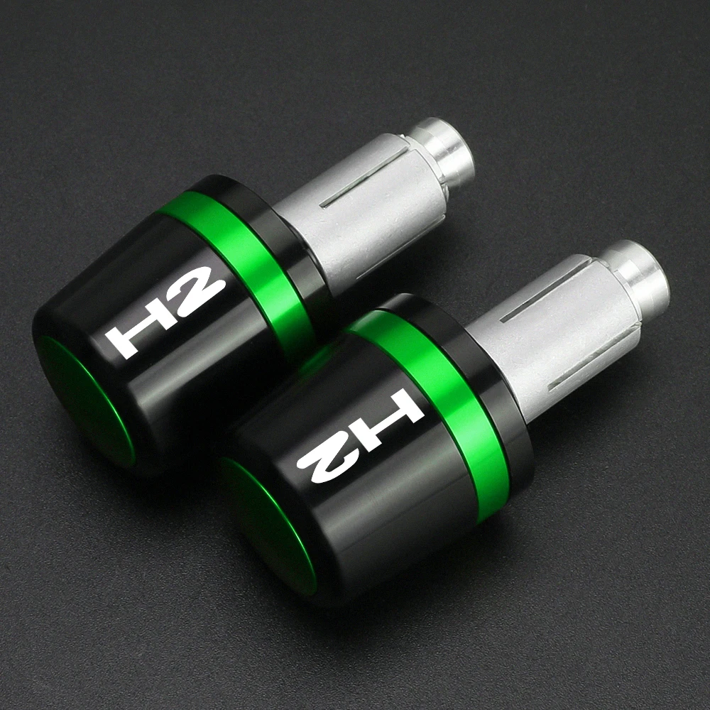 

Motorcycle 7/8'' Handle Bar End Weight Handlebar Grips Cap Silder Plug For KAWASAKI Ninja H2 H 2 2015 2007 2009 2025 2026