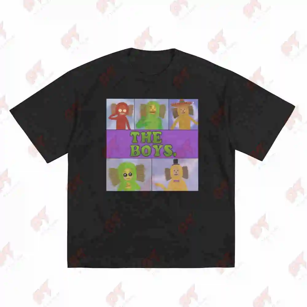 Joshdub The Boys Vr Game Characters Short Sleeve Tee 100% Cotton T-Shirt