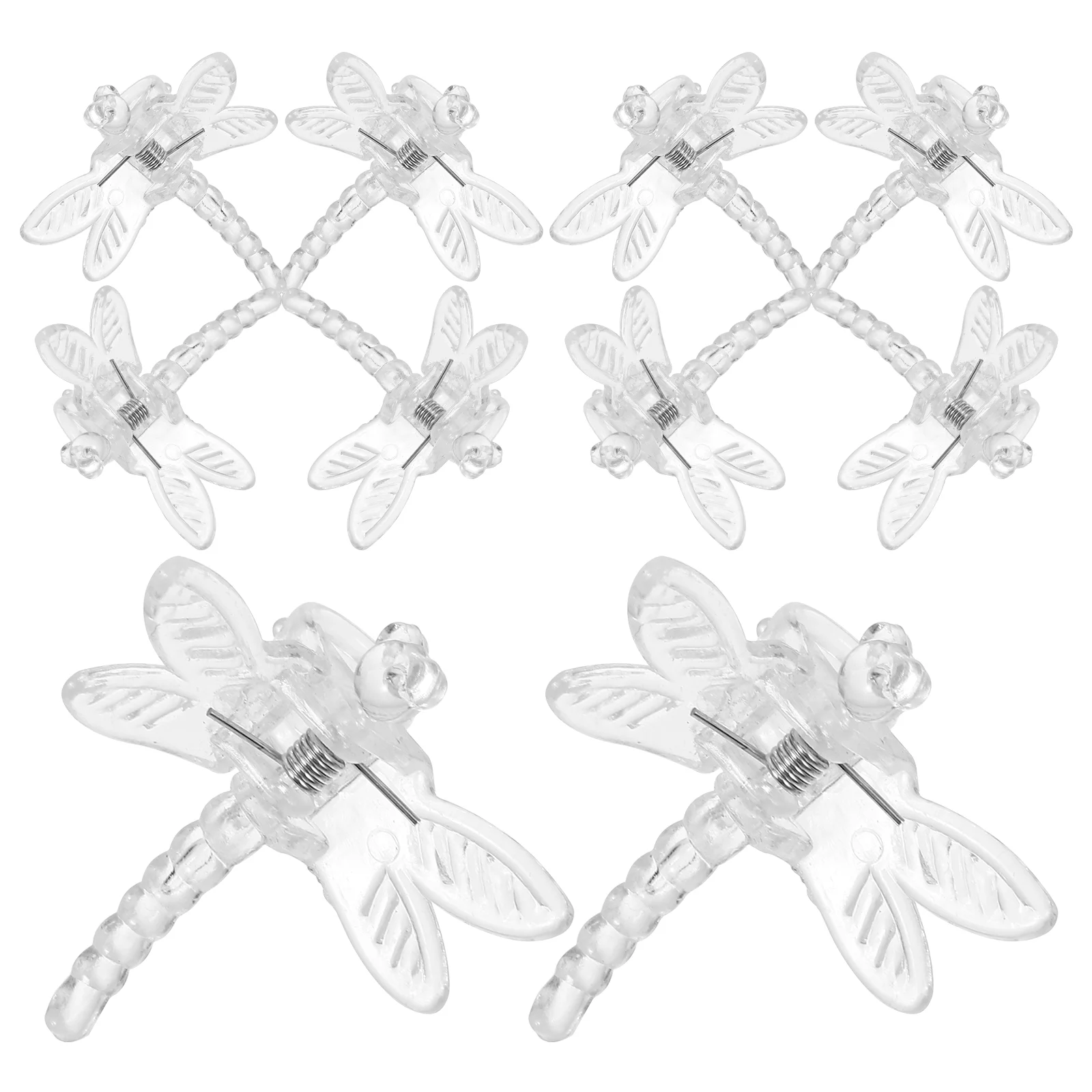 

10Pcs Orchid Clips Practical Plant Support Clips Dragonfly Shaped Flower Vine Clips Supporting Clips