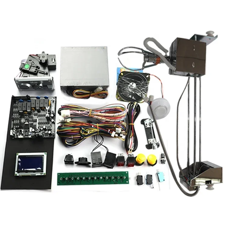 

Оптовая продажа с фабрики кран машина DIY детали полный набор аркадный приз захват игрушка кран коготь машина комплект с ЖК-экраном