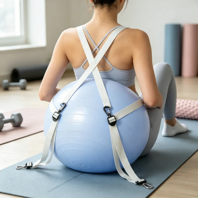 Thick Yoga Ball Durable Fitness Protection Sports Ball Used for Core Strength Training Home Gym Exercise Assistance