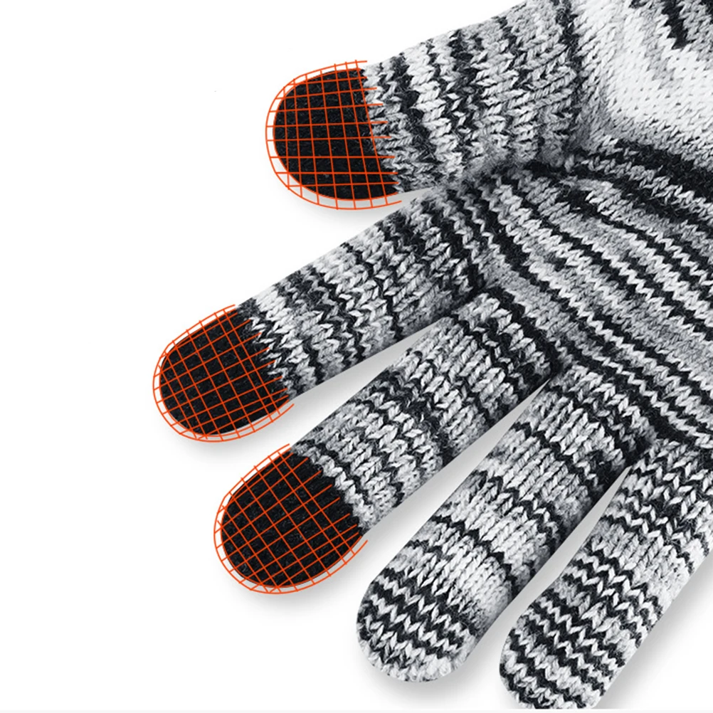 

Touch Screen Gloves Full Finger Windproof Warm Winter Sports Outdoor Cycling Climbing Hiking Gloves Three Fingers Operate Phone