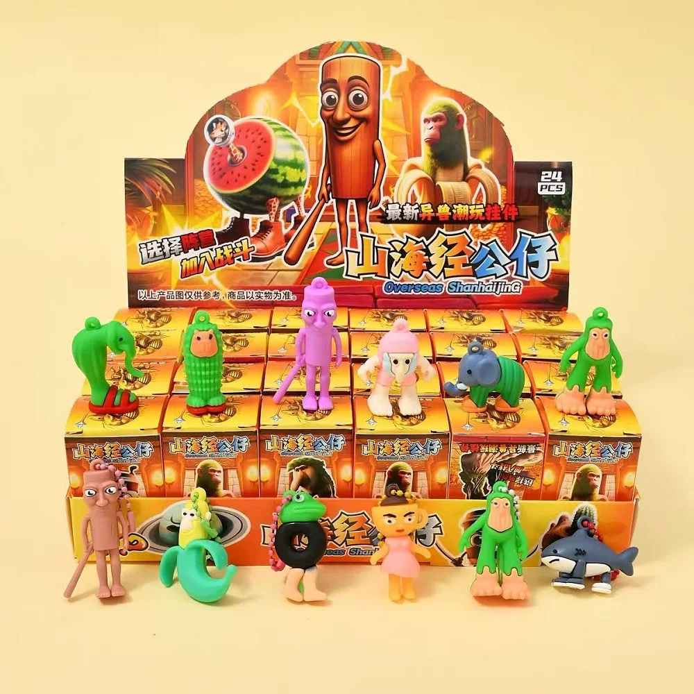

Новинка 2026: Итальянские фигурки-брелоки Brainrot Blind Box Toy Tungtungtung Sahur Tralarero Tralala Bombardinocrocodilo – идеальный подарок на день рождения