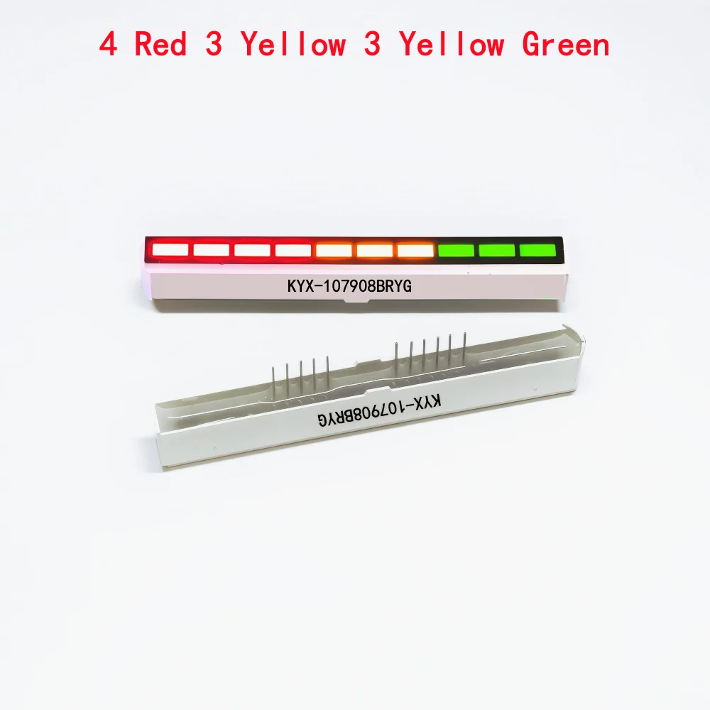 10pcs LED long light strips, 10 segments, 12 segments, 15 segments long strip light emitting body