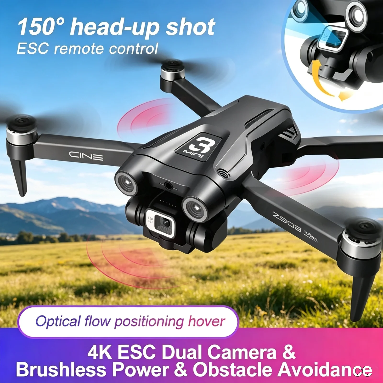 Drone RC Z908 MAX 8K professio - Drone Camera Professional avis et prix