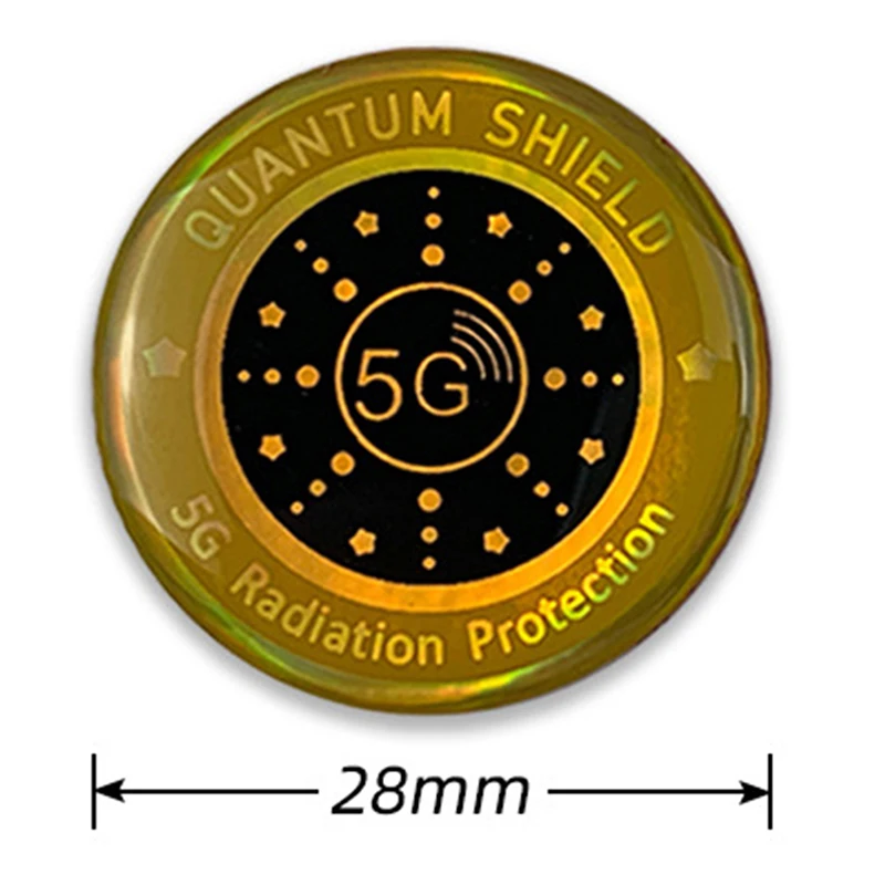 5G هاتف محمول حماية الإشعاع ملصق EMR مانع ملصق مستدير مكافحة الإشعاع حامي الهاتف للكمبيوتر المحمول اللوحي