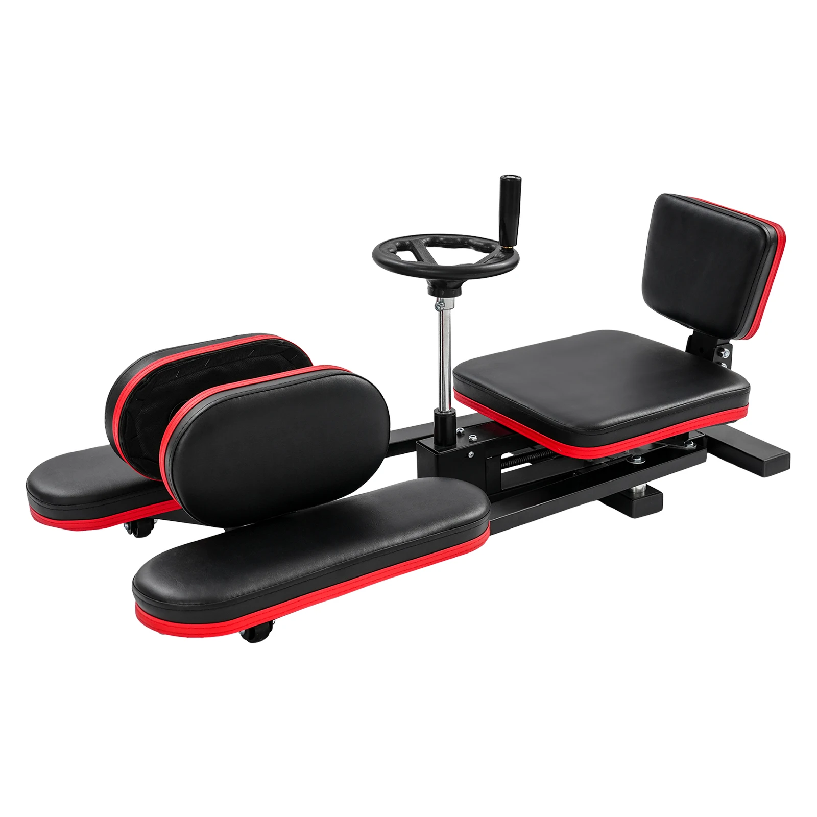 

Leg Stretcher, Stretching Training Machine, 180° Adjustable Fitness Trainer, Load-Bearing 120kg, Red Border Black Style
