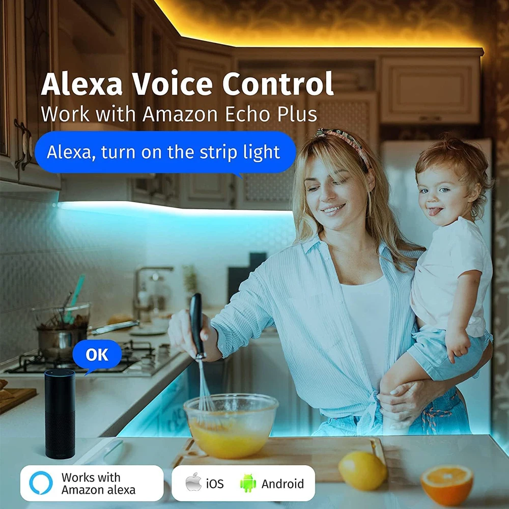 Tuya Zigbee 3.0 Smart LED Controller 12V 5in1 RGB+CCT RGBCW Strip 2.4G 1/4 zone Color Change Remote for Alexa Google Assistant