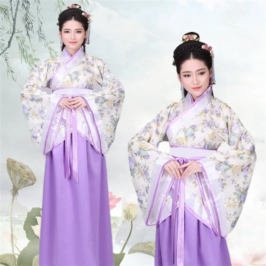 New Woman Stage Dance Dress Chinese Traditional Costumes New Year Adult Tang Suit Performance Hanfu Female Cheongsam