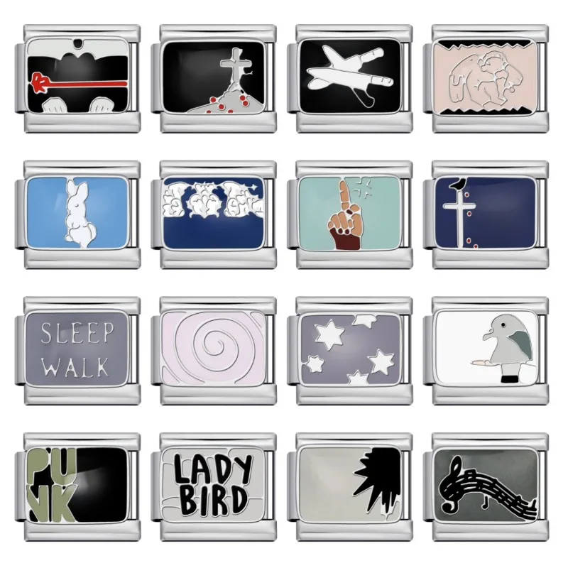 Женская-мода-капельное-масло-сварочный-узор-эластичная-итальянская-подвесная-цепочка-подходит-для-модульного-браслета-из-нержавеющей-стали-9-мм-ювелирные-изделия