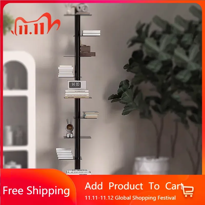 

Cylinder Rotating Bookcase Rack Oriental Moveable Luxury Rotating Bookcase Living Room Estanteria Giratoria Libros Home Decor