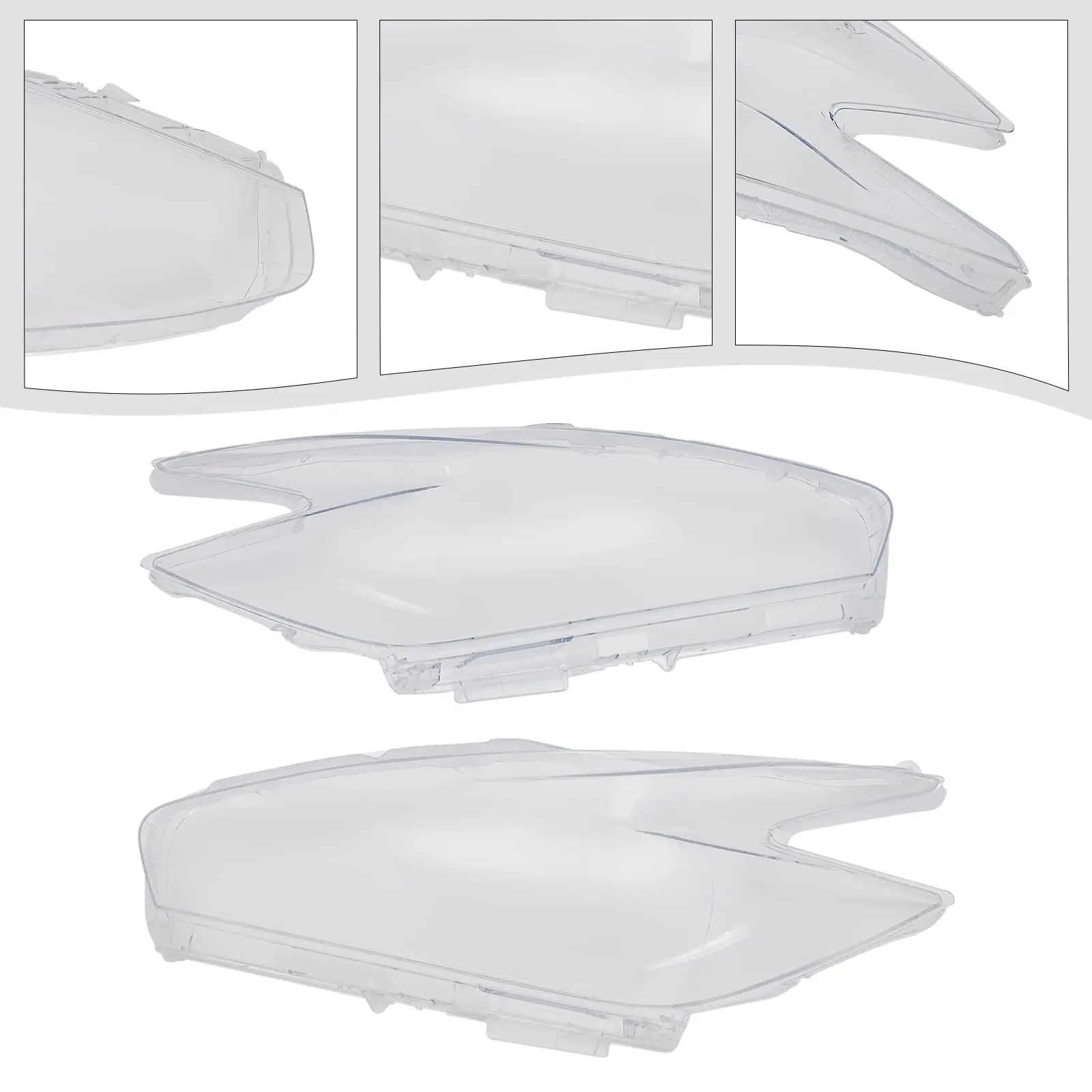 زوج غطاء عدسة المصباح الأمامي متوافق مع نيسان مورانو 2015 2016 2017 2018 غطاء المصباح الأمامي الأيسر والأيمن كشافات أمامية شفافة Le