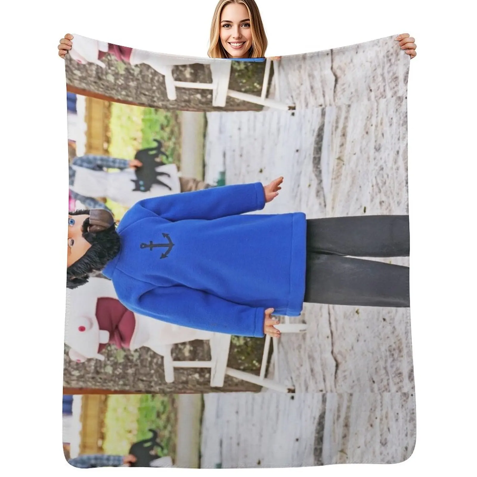 r610 / finition 2022 - - photo Okaio Créations Olavia-Olao Throw Blanket Thin for sofa bed plaid for winter Hairy Blankets