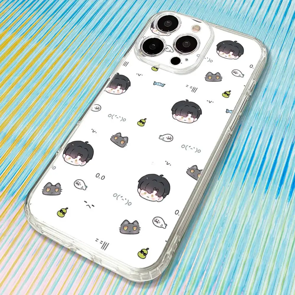 Casing Ponsel Love And Deepspace Untuk iPhone17,16,15,14,13,12,11 Plus,Pro Max Penutup Transparan Lembut