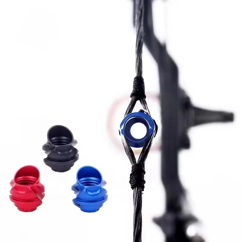 Archery Peep Sights 37 Degree Hooded Clarifier Bows and Arrow Set Hunting Compound Bow Bowstring Separator Metal Accessories