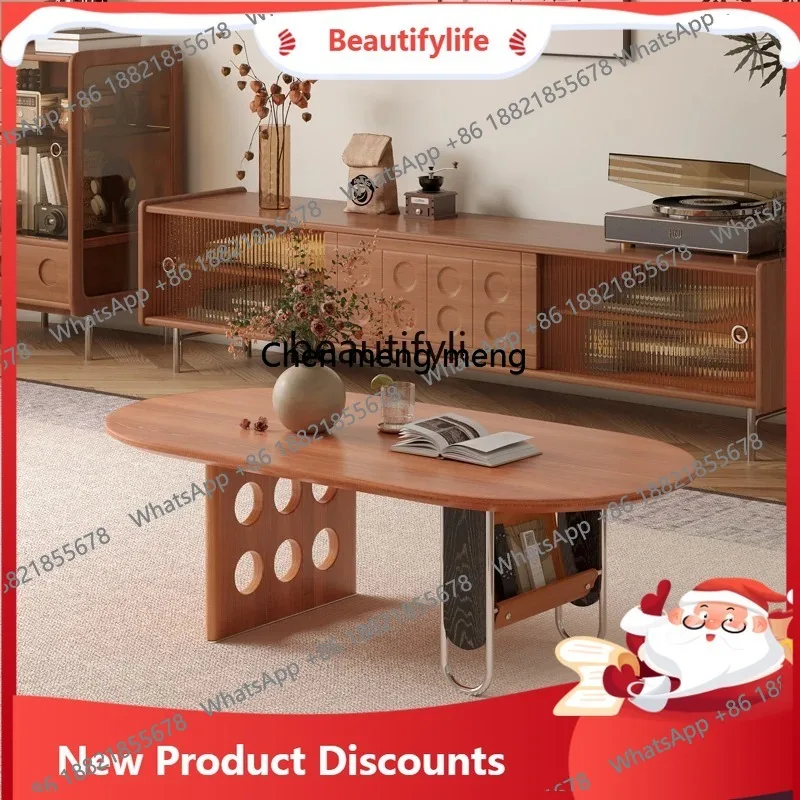 

Журнальный столик во французском стиле ретро, балкон, небольшой чайный столик, гостиная, дом, твердая древесина, каменная плита, свет, роскошный премиум 3001