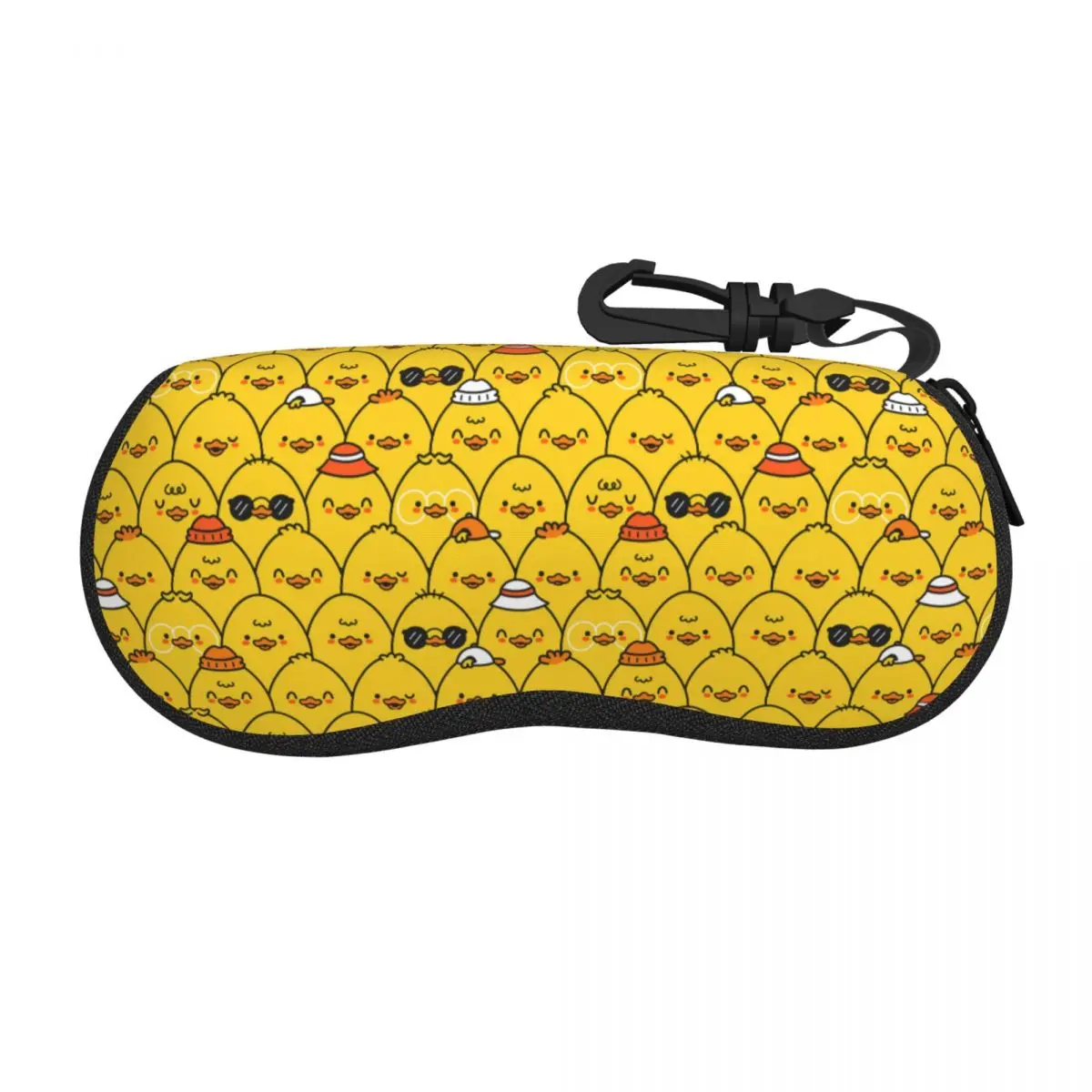 Custom Cute Funny Ducks Pattern Shell Eyeglasses Protector Cases Cute Sunglass Case Glasses Pouch