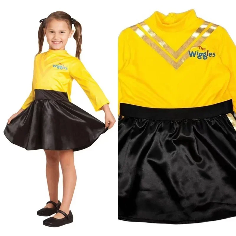 Halloween Costume Kids Emma From The Wiggles Cosplay Dress Up Girls Fabulous Yellow And Black Outfit Princess Ballet Tutu Dr MN9