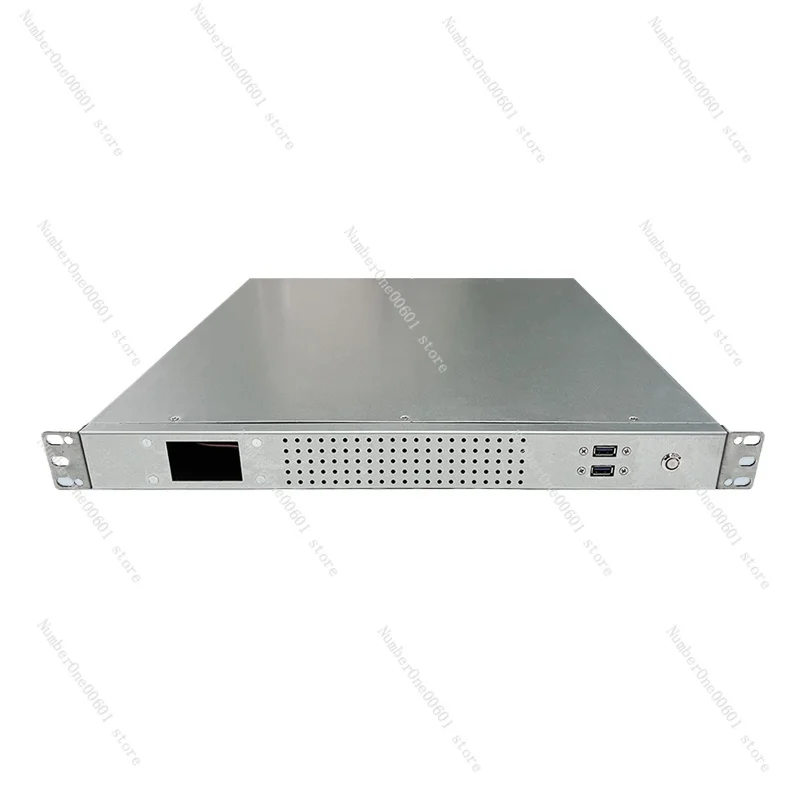 19-Inch 1U Industrial Control Chassis, Deep 460MM with 2-inch Display Screen, Small 1u Power Supply, Rack-type Server Shell